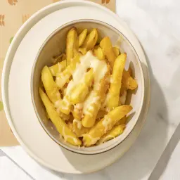 Grilled Fries with Cheese